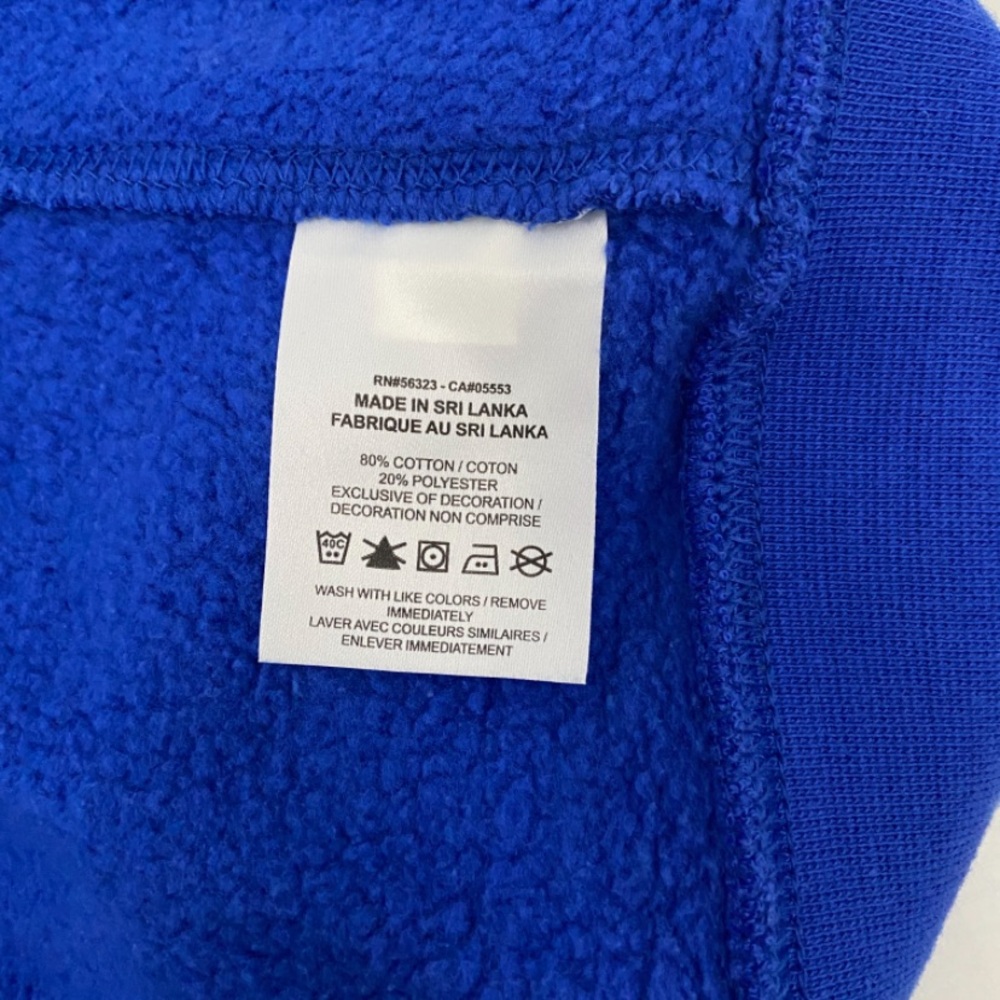 Nike Sportswear Club Fleece Crewneck Sweatshirt Game Royal Men Large BV2662-480 - Picture 9 of 11